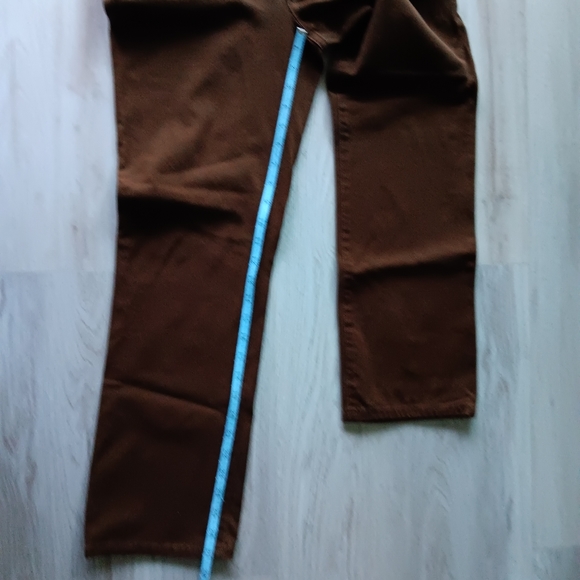 Chaps Straight Leg Brown Jeans, 10" Rise, Women's Size 8 - Picture 7 of 8